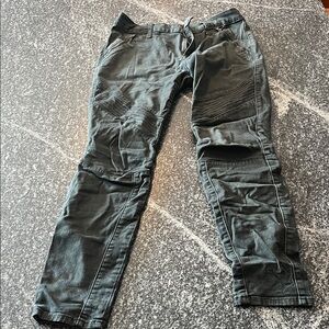 Moto Green/Gray Pants